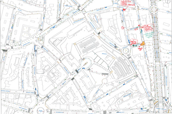 Este lunes arrancan las obras del adoquinado en las calles de Santa Catalina y Santa Rosa