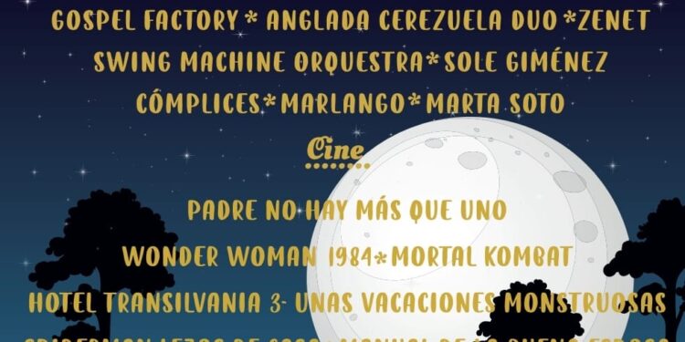 Música y cine al aire libre en las Noches de Verano de Majadahonda