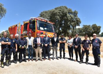 Los bomberos forestales vigilan el monte de Boadilla