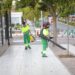 Limpieza especial de verano en las calles de Boadilla