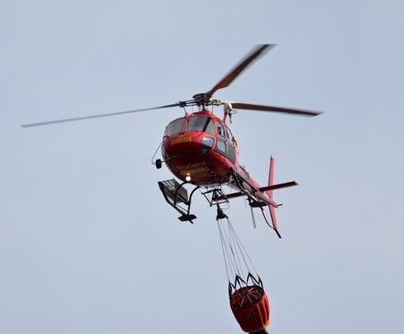 Controlado el incendio cercano a la estación de trenes de Majadahonda