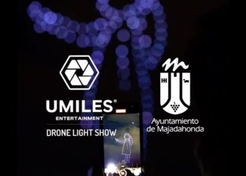 Gran espectáculo de drones este domingo