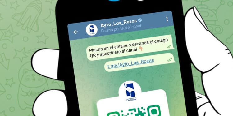El Ayuntamiento de Las Rozas abre su canal en Telegram