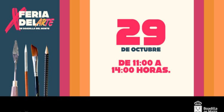 La Feria del Arte de Boadilla cumple 10 años el próximo sábado 29 de octubre