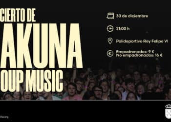 Hakuna actuará en Boadilla el próximo 30 de diciembre