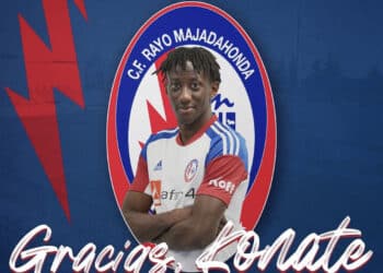 Imagen de despedida del Rayo Majadahonda a Konaté