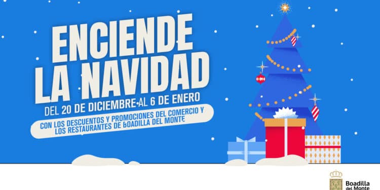 Boadilla lanza la campaña Enciende la Navidad con descuentos en 70 comercios y restaurantes