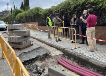 Obras de ajardinamiento y mejora en la calle Virgen del Rosario