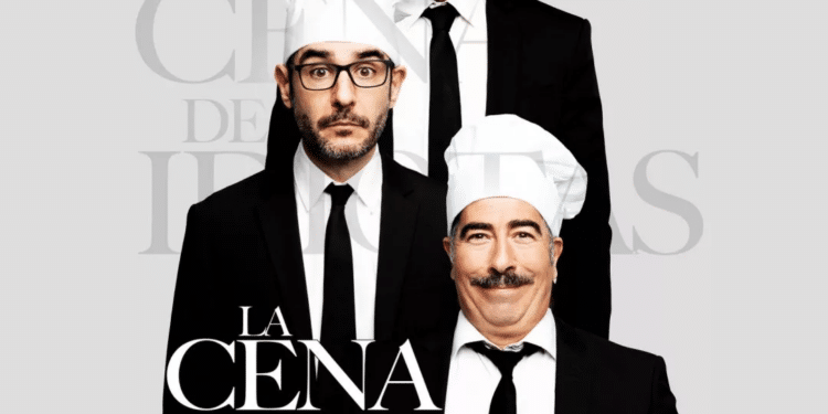 Cartel de La cena de los idiotas.