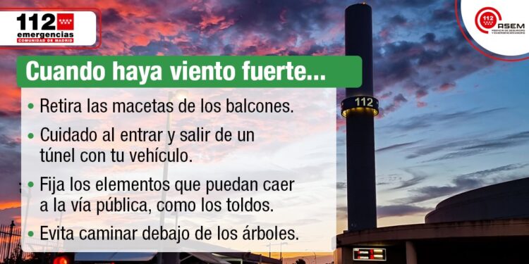 El 112 recomienda a los ciudadanos que “extremen la precaución” ante la llegada de la borrasca Gérard
