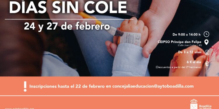 Plan para los “Días sin cole” de febrero en Boadilla