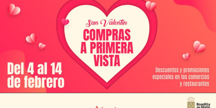 Boadilla ofrece descuentos y promociones por San Valentín