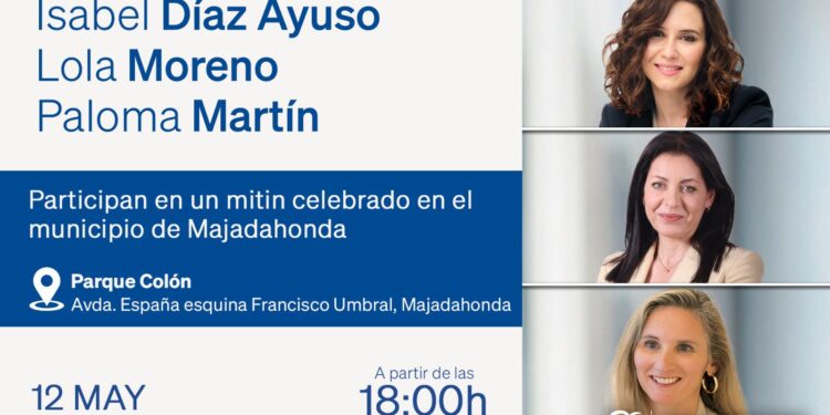 Inicio de campaña para el PP de Majadahonda con Isabel Díaz Ayuso