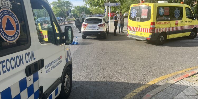 Un menor de 13 años arrollado en un paso de cebra en Majadahonda