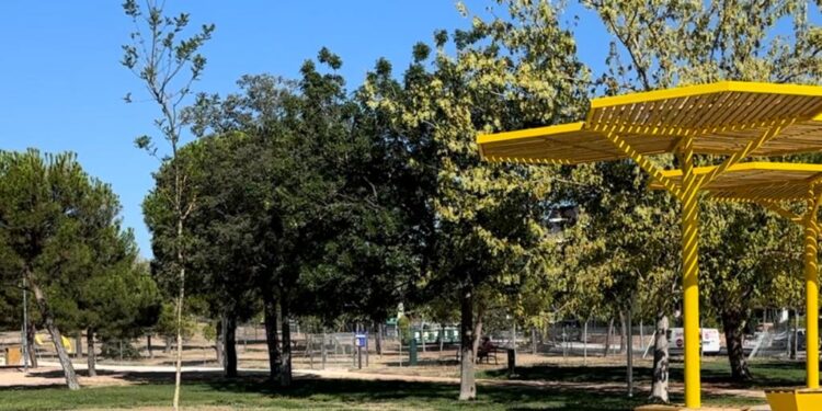 El Parque de Goya estrena pista polideportiva y un sistema de gestión domotizada del agua y la luz
