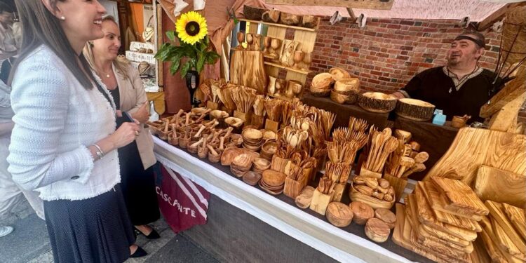 La Gran Vía acoge hasta este sábado el Mercado Medieval