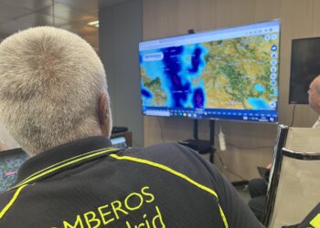 Alerta roja por fuertes lluvias en el noroeste y sur de la Comunidad Madrid