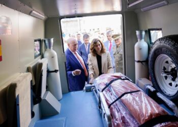La Comunidad de Madrid envía una ambulancia blindada a Ucrania