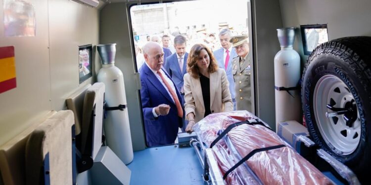 La Comunidad de Madrid envía una ambulancia blindada a Ucrania