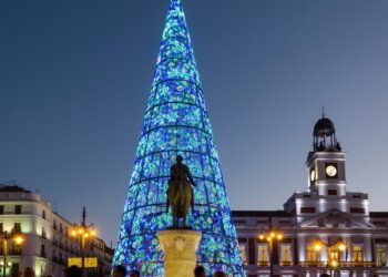 La Puerta del Sol ya se prepara para recibir el año 2024
