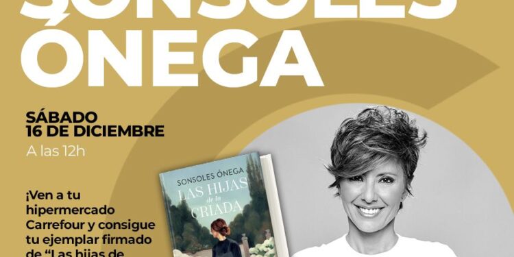 SONSOLES ONEGA FIRMA SU ULTIMA NOVELA ESTE SABADO EN EL CENTRO OESTE
