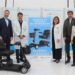 El Hospital Puerta de Hierro cuenta con vehículos para facilitar el desplazamiento de los pacientes con movilidad reducida