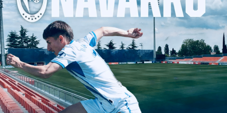 Sergio Navarro jugará cedido en el Rayo Majadahonda