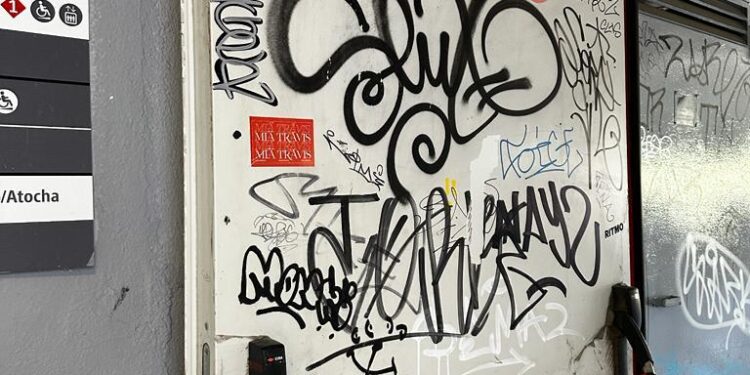 Los grafiteros ocasionan a Renfe un gasto de casi 7 millones de euros en 2023