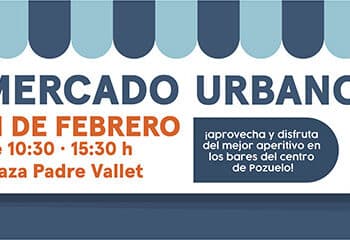 La Plaza del Padre Vallet de Pozuelo acoge este domingo una nueva edición del Mercado Urbano