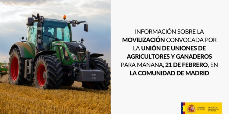 Una de las columnas de la ‘tractorada’ del día 21 atravesará Majadahonda