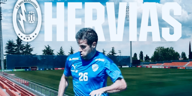 Pablo Hervías ya es nuevo jugador del Rayo Majadahonda