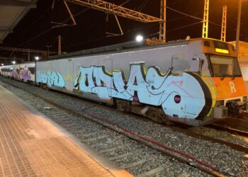 La Policía Nacional detiene a 21 personas responsables de grafitis en trenes
