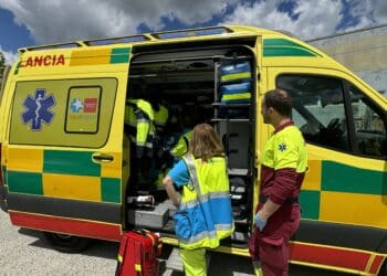 Un joven sufre una gran caída en una nave abandonada del polígono Europolis