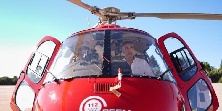 La Comunidad invierte casi medio millón de euros en la ampliación del helipuerto del parque de bomberos de Las Rozas