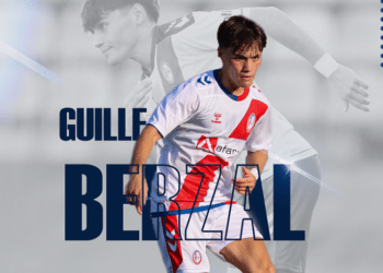 Guillermo Berzal llega desde la cantera del Rayo Majadahonda para reforzar el centro del campo