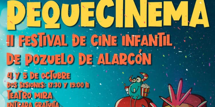 El Teatro MIRA de Pozuelo de Alarcón acoge el II Festival de Cine Infantil de Animación “Pequecinema”