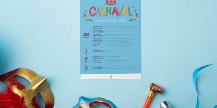 Majadahonda celebrará los Carnavales 2025 con un gran desfile, charangas, juegos infantiles y concurso de disfraces