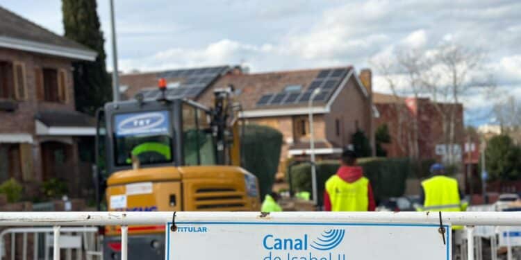 Canal de Isabel II invierte más de 4,2 millones de euros en la renovación de la red de suministro de agua potable en Majadahonda